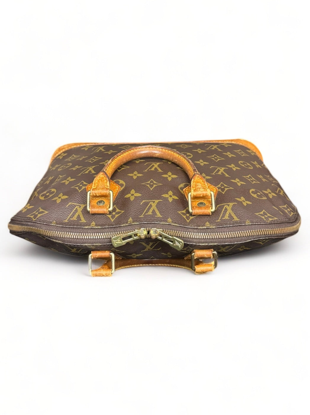 Louis Vuitton Alma Handtasche Tasche Monogram Braun