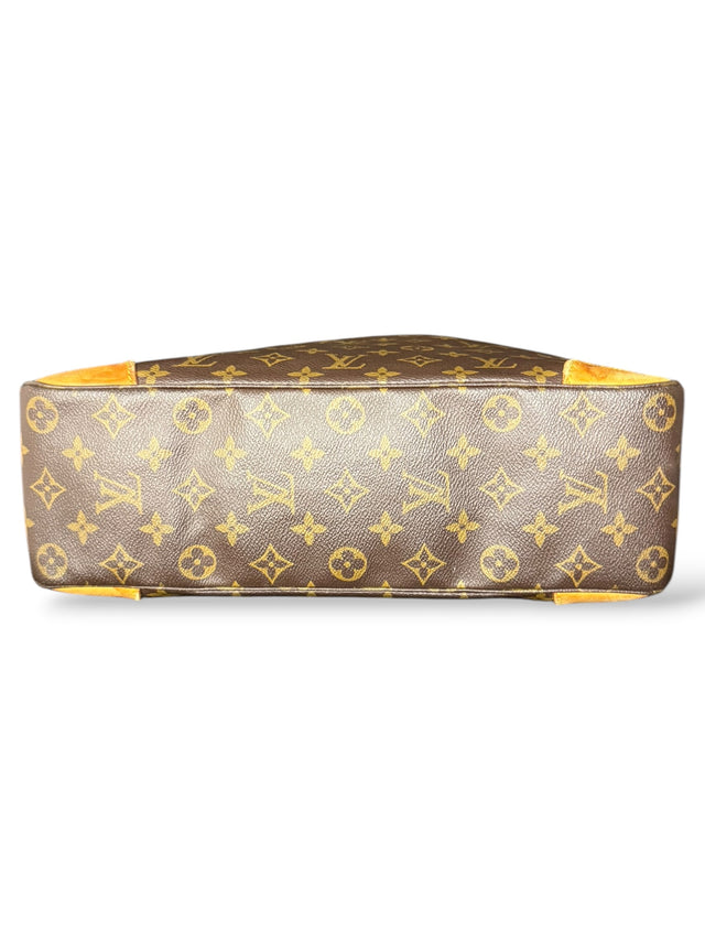 Louis Vuitton Boulogne 35 Handtasche Crossbody Monogram Braun