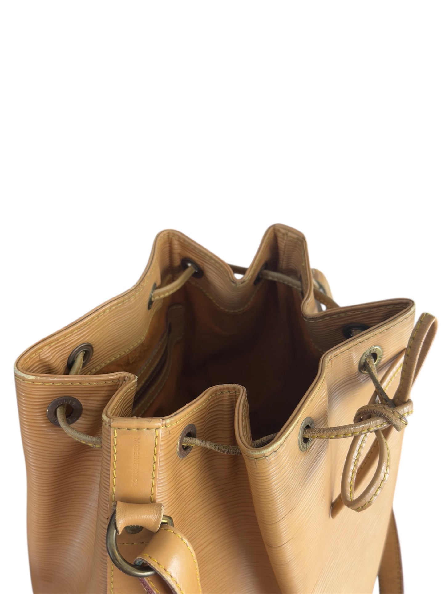 Louis Vuitton Sac Noe Petit Handtasche Epi Leder Beige