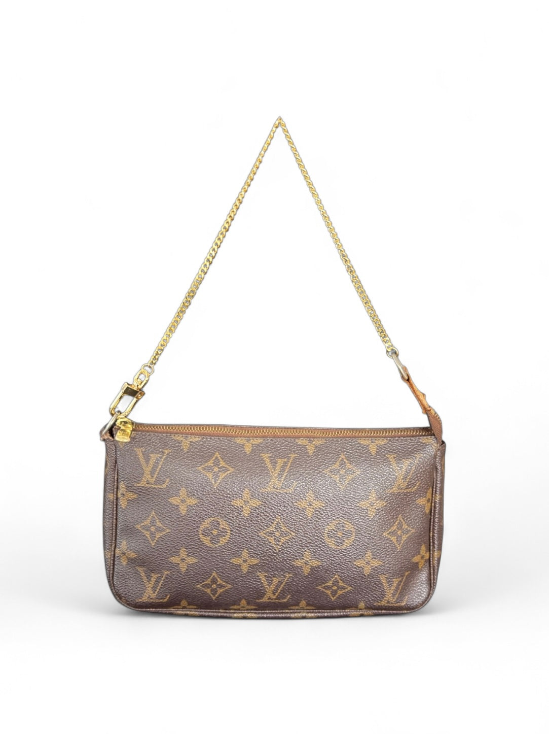 Louis Vuitton Pochette Accessoires Handtasche Monogram Braun