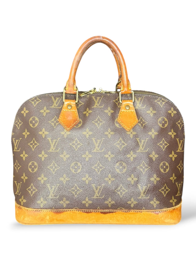 Louis Vuitton Alma Handtasche Tasche Monogram Braun
