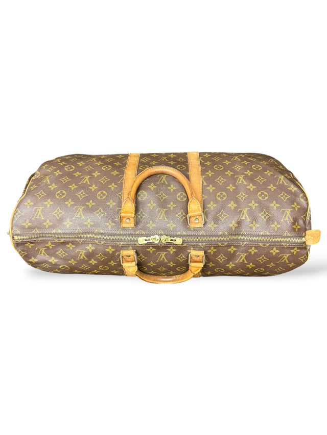 Louis Vuitton Keepall 55 Reisetasche Weekender Tasche Monogram Braun