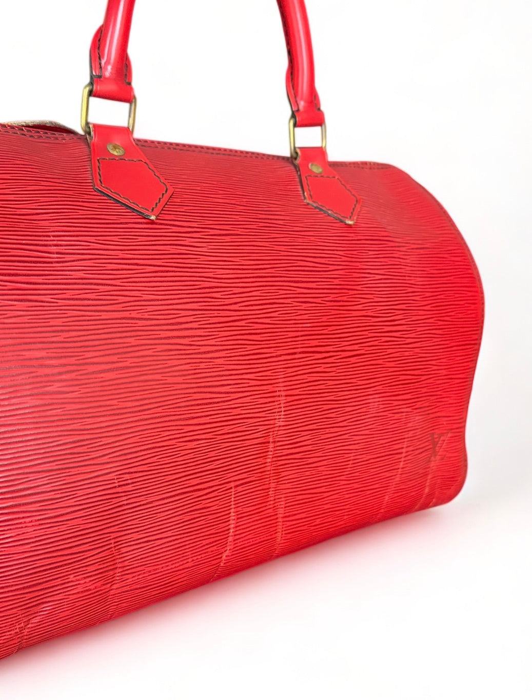 Louis Vuitton Speedy 30 Handtasche Epi Leder Rot