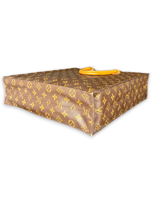Louis Vuitton Sac Plat Handtasche Tote Bag Shopper Monogram Braun