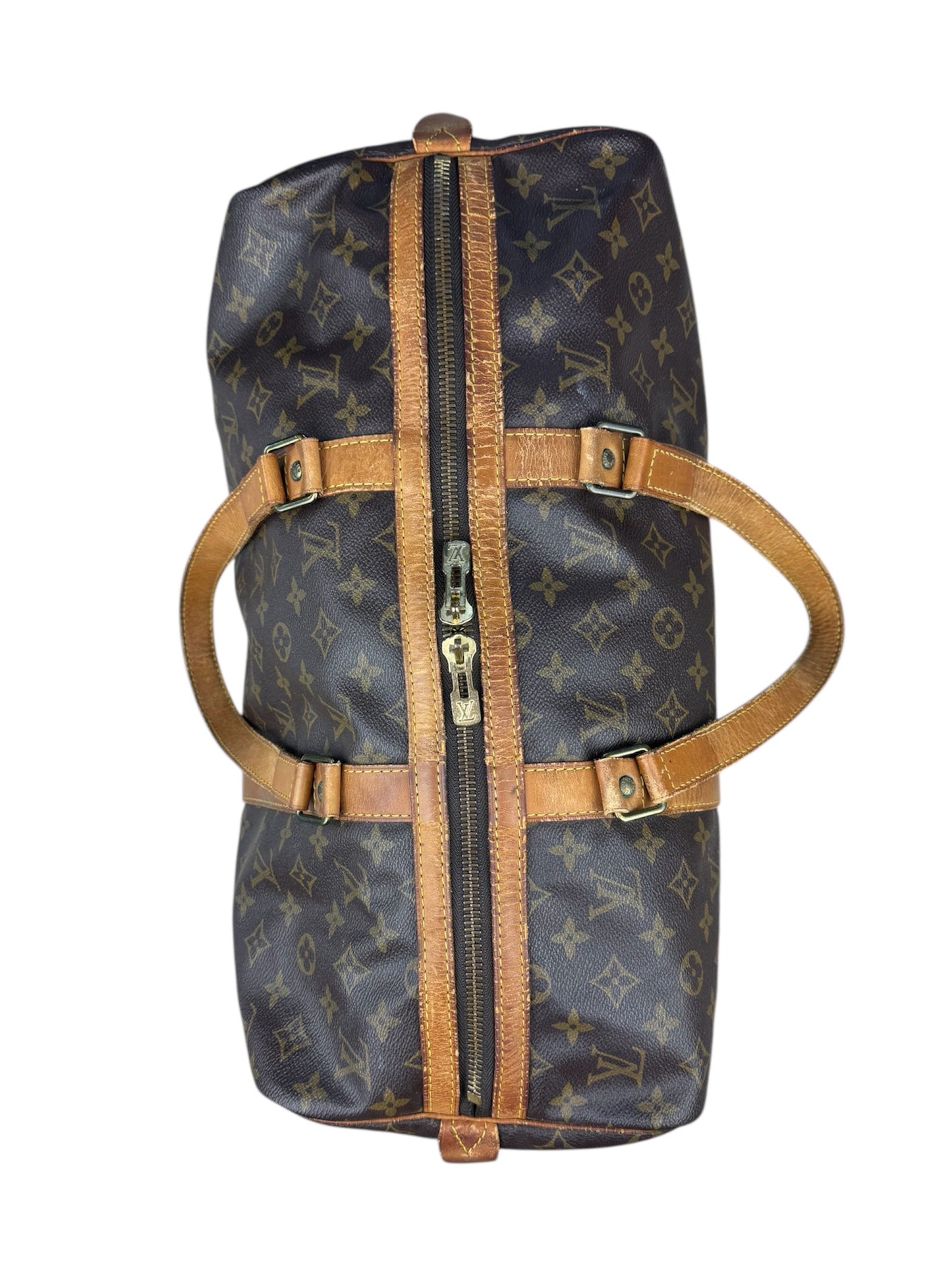 Louis Vuitton Sac Souple 45 Reisetasche Weekender Keepall Monogram Braun