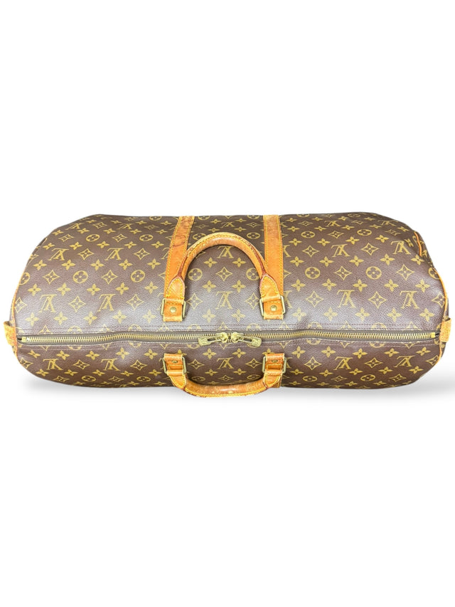 Louis Vuitton Keepall 55 Reisetasche Weekender Tasche Monogram Braun