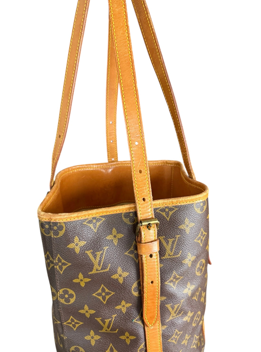 Louis Vuitton Bucket GM Handtasche Shopper Monogram Braun