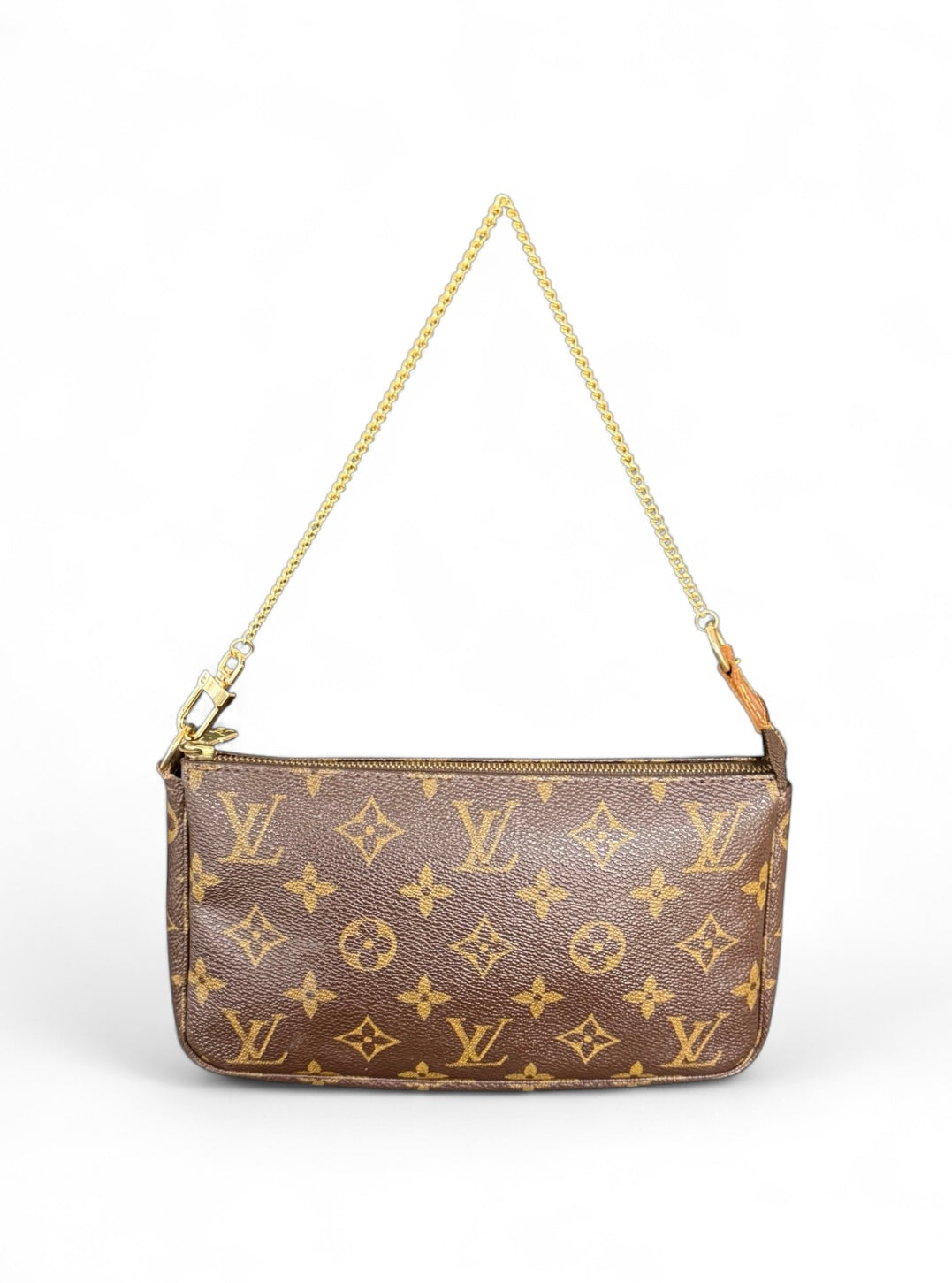 Louis Vuitton Pochette Accessoires Handtasche Monogram Braun