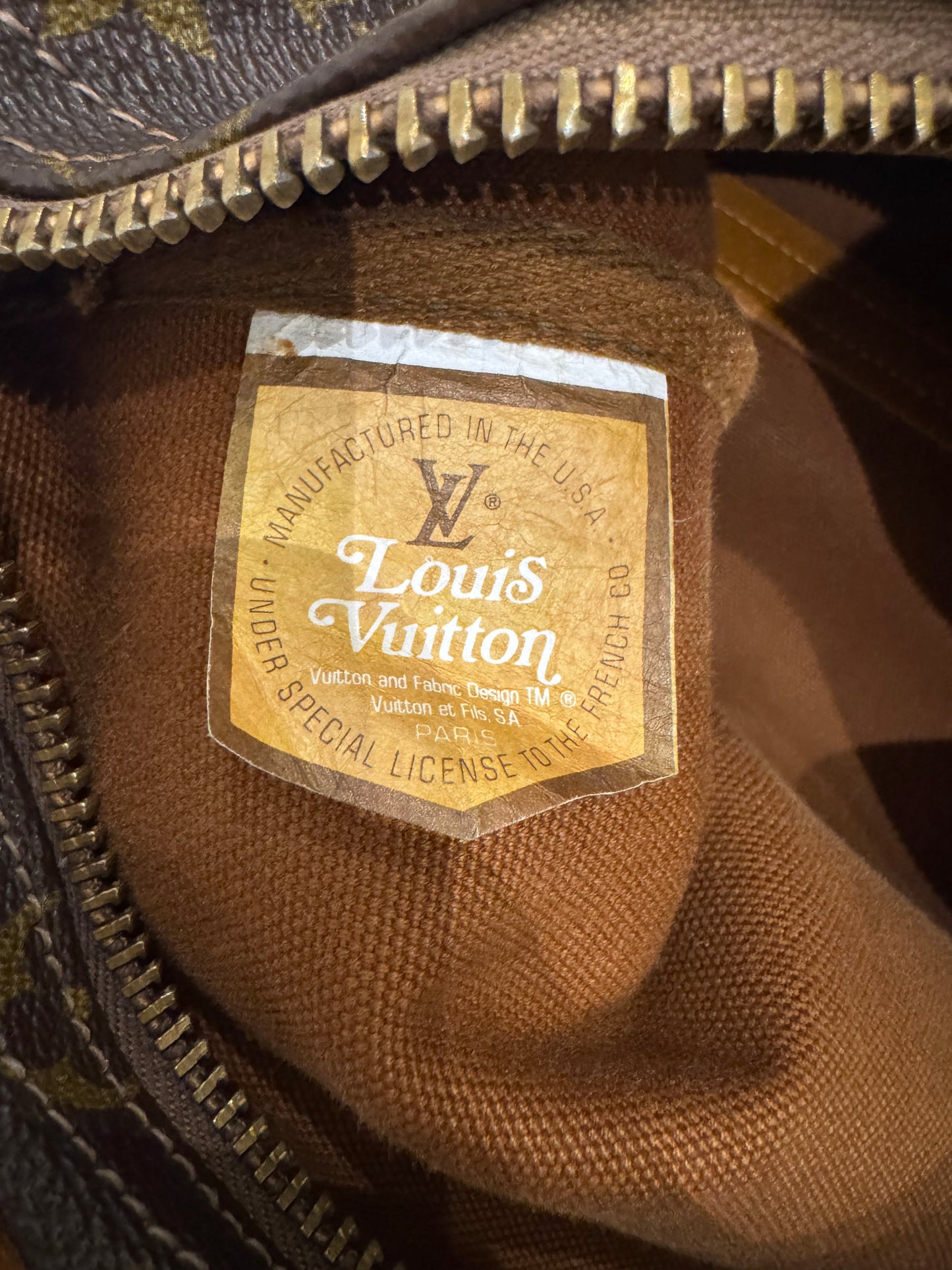 Louis Vuitton Speedy 30 French Company USA Monogram Braun
