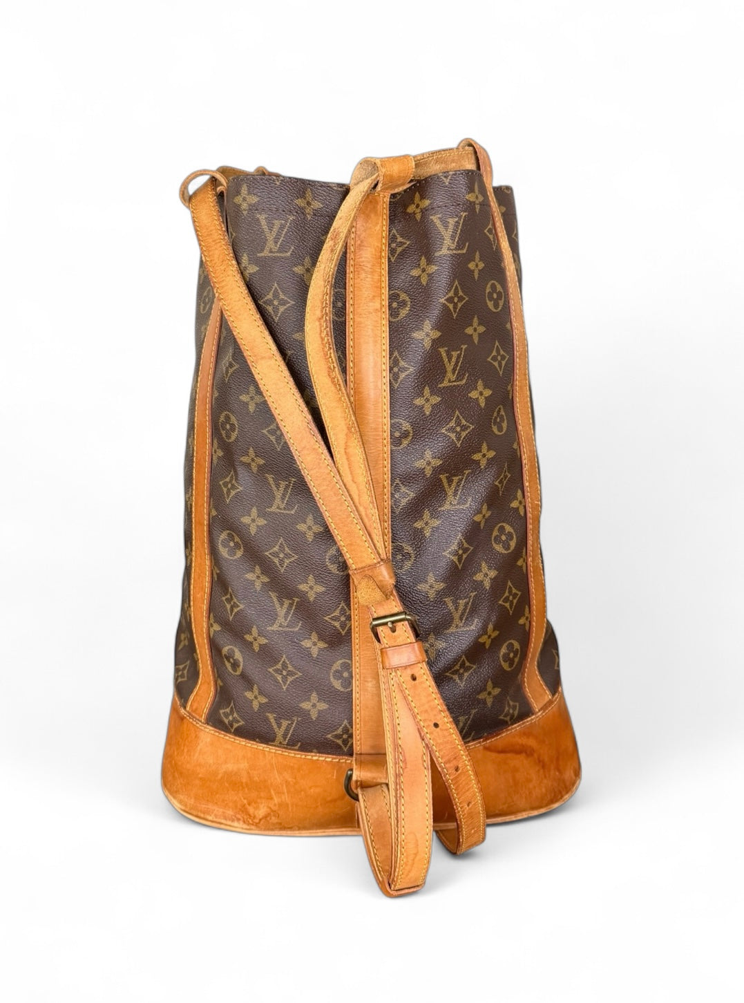 Louis Vuitton Randonnee GM Rucksack Tasche Monogram Braun