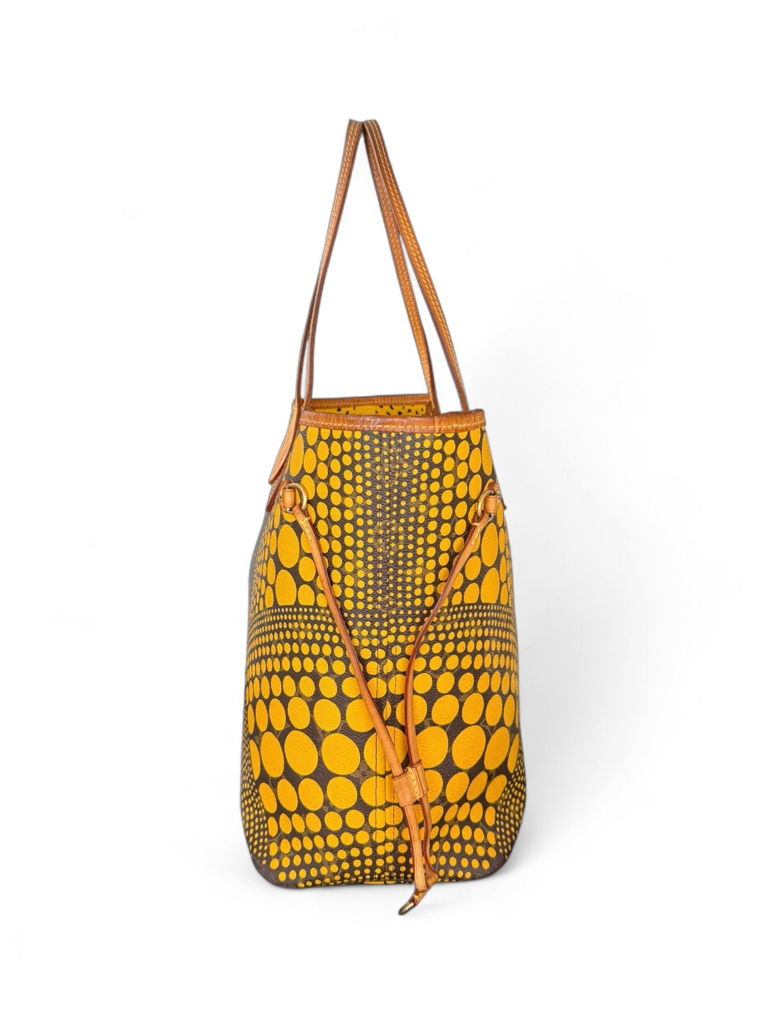 Louis Vuitton Neverfull MM Handtasche Shopper Monogram Braun Dot Yayoi Kusama