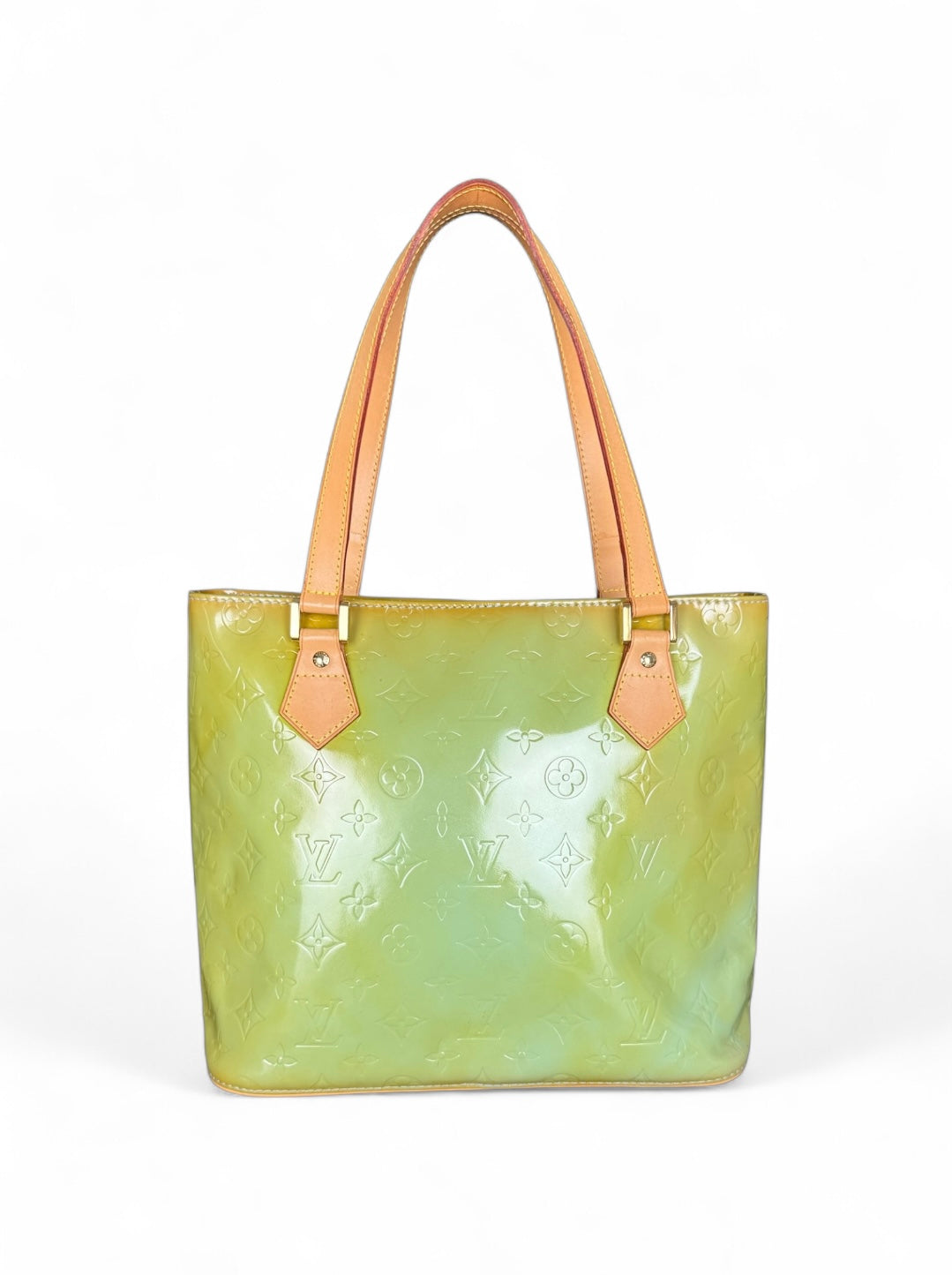 Louis Vuitton Houston Handtasche Vernis Monogram Grün