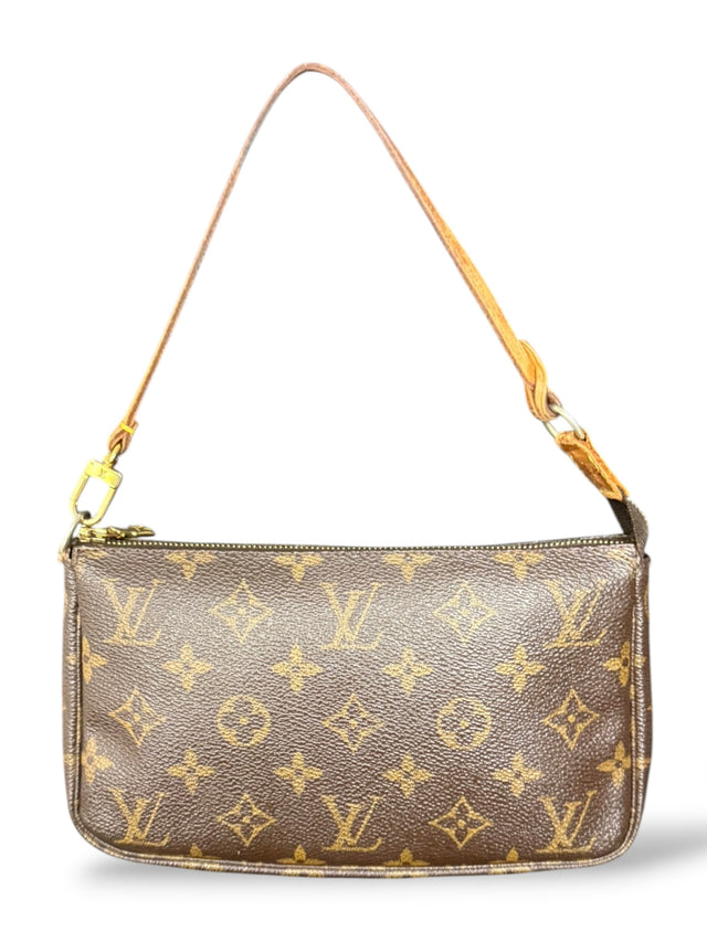Louis Vuitton Pochette Accessoires Handtasche Monogram Braun