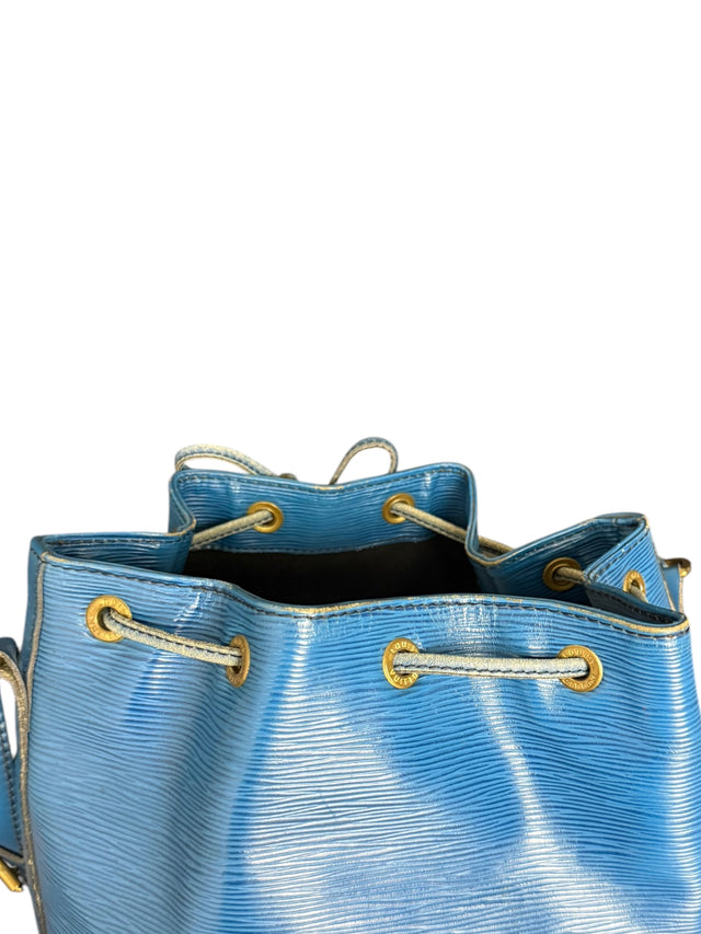 Louis Vuitton Sac Noe Petit Handtasche Epi Leder Blau