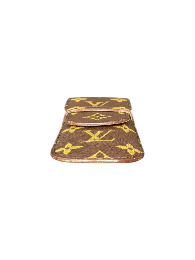 Louis Vuitton Brillenetui Brillencase Stiftetui Monogram Braun