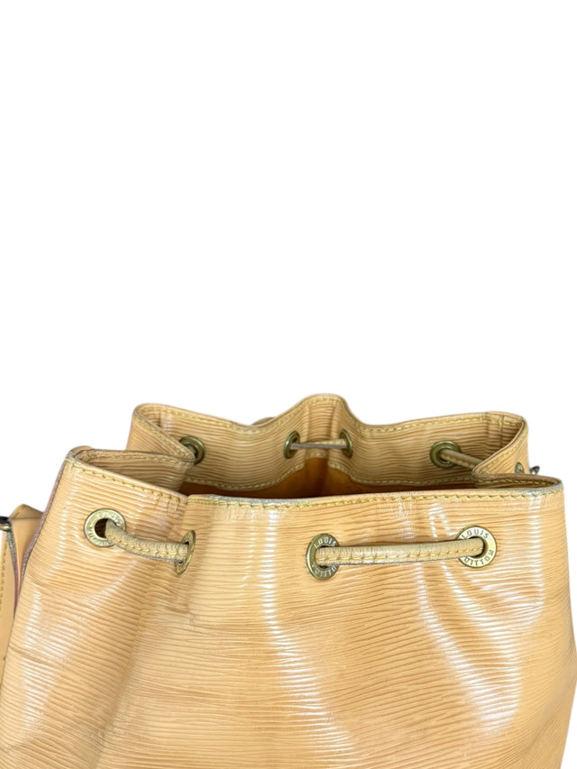 Louis Vuitton Sac Noe Petit Handtasche Epi Leder Beige Gelb