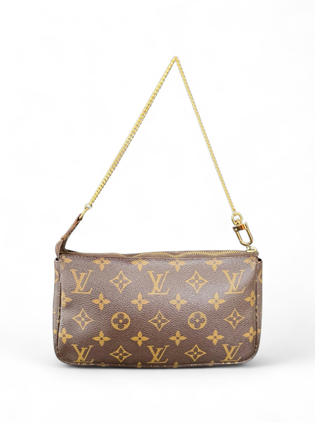 Louis Vuitton Pochette Accessoires Handtasche Monogram Braun