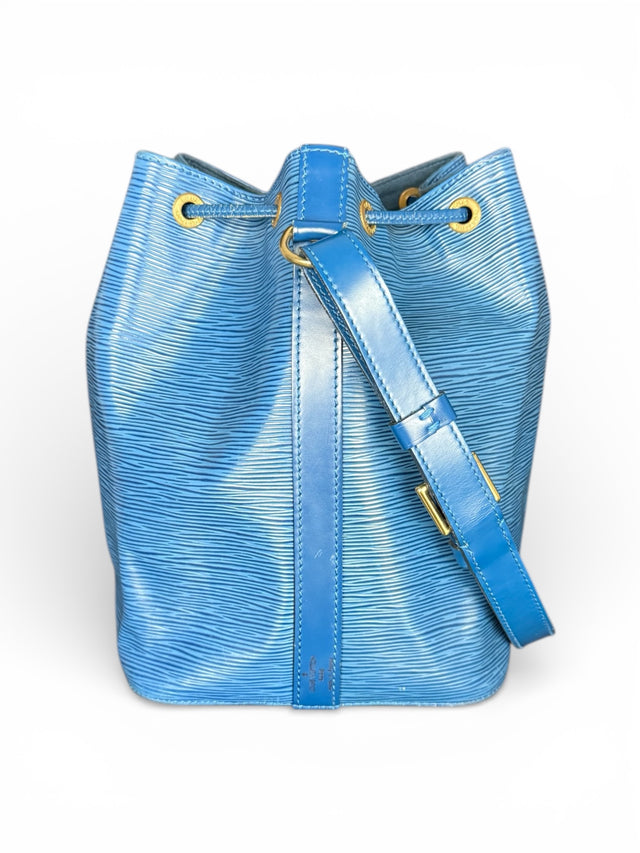 Louis Vuitton Sac Noe Petit Handtasche Epi Leder Blau