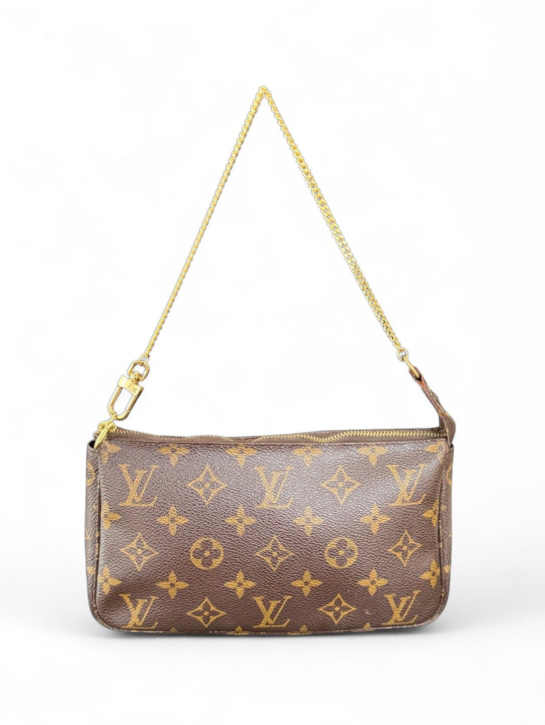 Louis Vuitton Pochette Accessoires Handtasche Monogram Braun