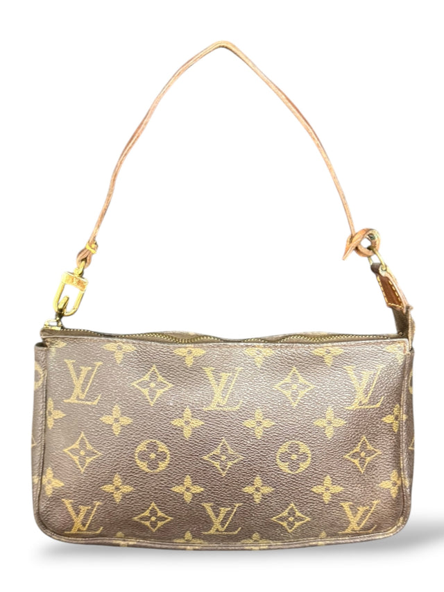 Louis Vuitton Pochette Accessoires Handtasche Monogram Braun