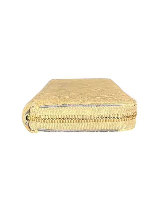 Louis Vuitton Zippy Empreinte Geldbeutel Geldbörse Portemonnaie Beige