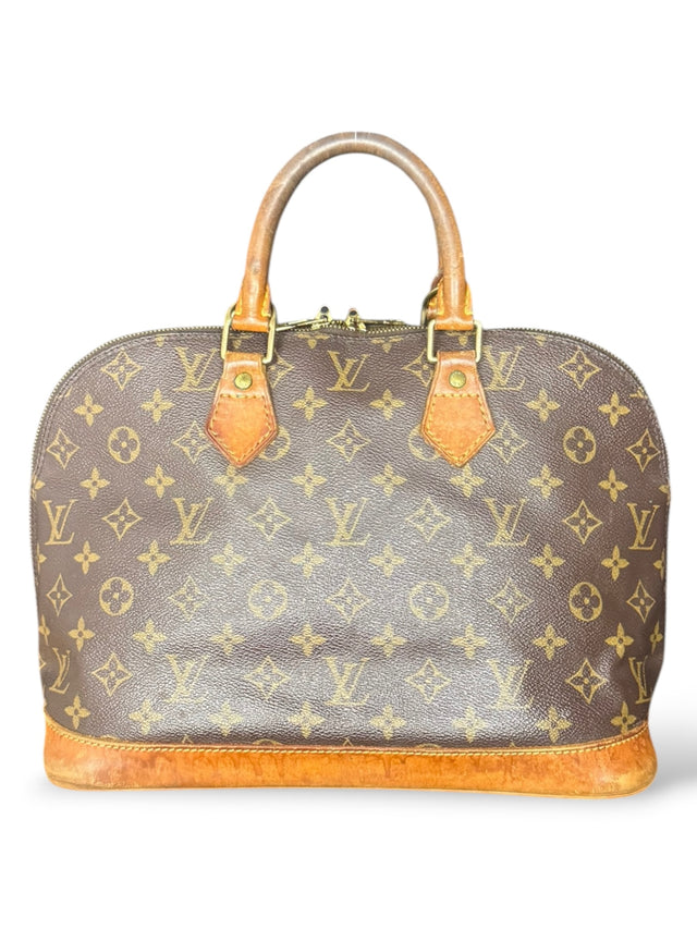 Louis Vuitton Alma Handtasche Tasche Monogram Braun