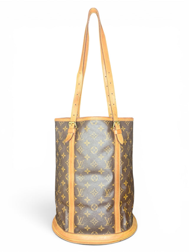 Louis Vuitton Bucket GM Handtasche Shopper Monogram Braun