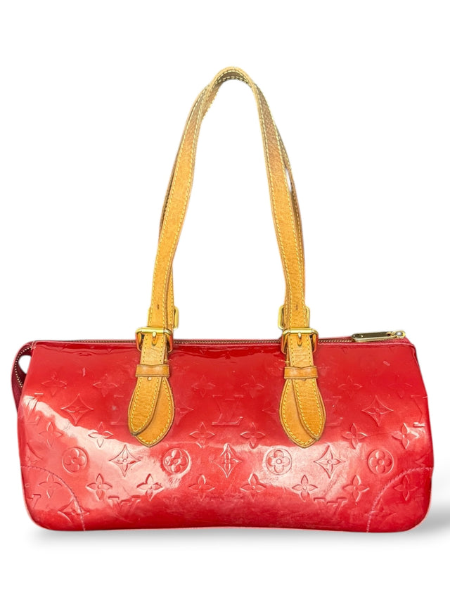 Louis Rosewood Avenue Handtasche Monogram Vernis Rot