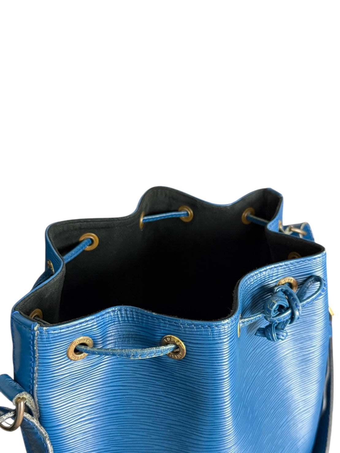 Louis Vuitton Sac Noe Petit Handtasche Epi Leder Blau