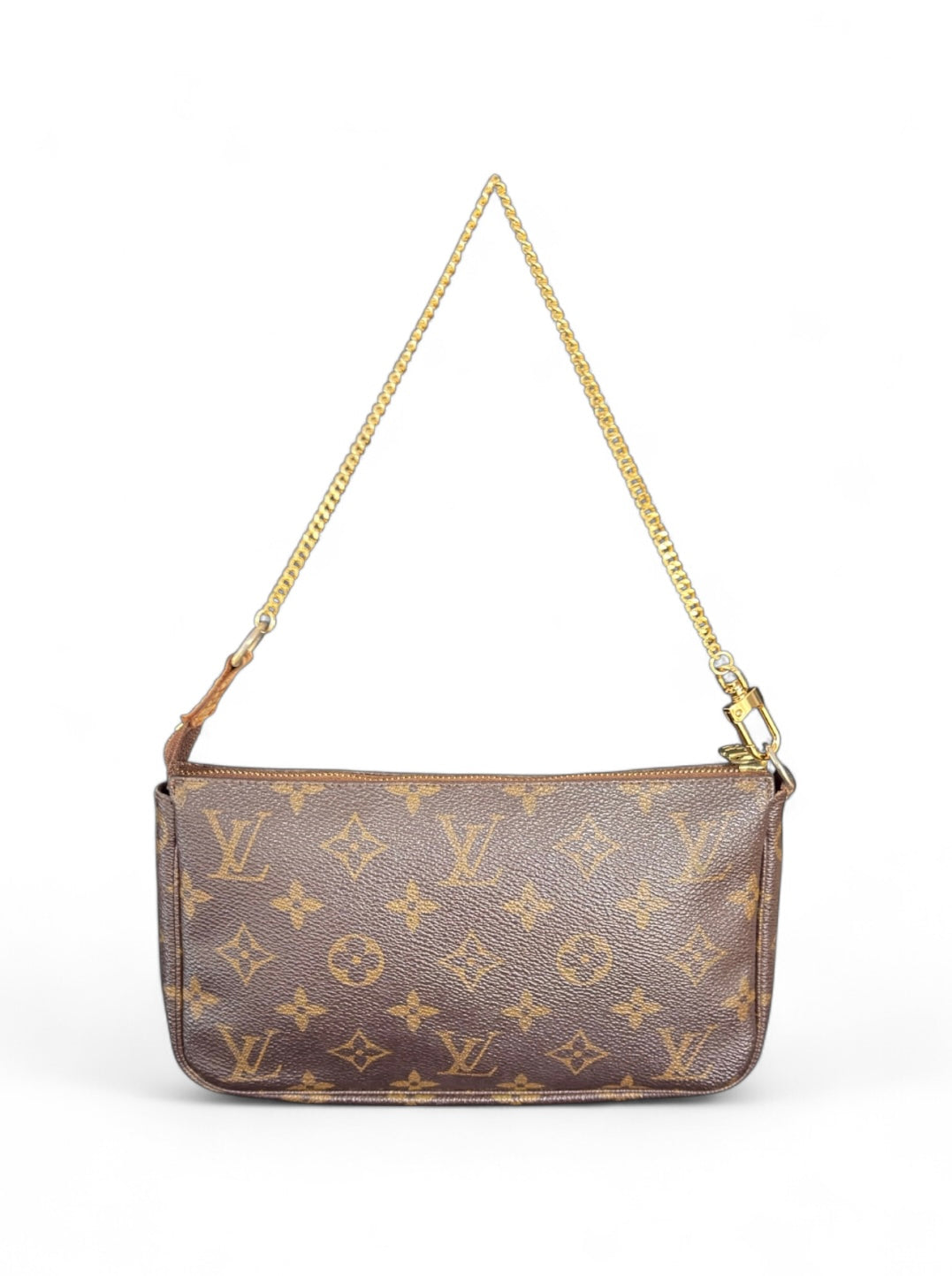Louis Vuitton Pochette Accessoires Handtasche Monogram Braun