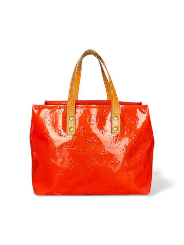 Louis Vuitton Reade PM Handtasche Vernis Monogram Rot
