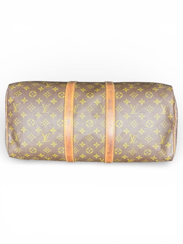 Louis Vuitton Keepall 45 Reisetasche Weekender Tasche Monogram Braun