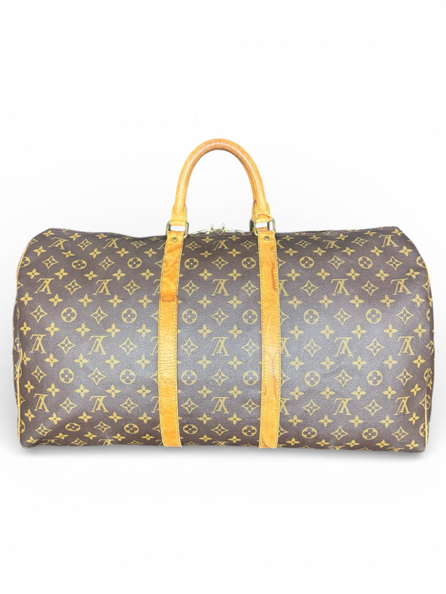 Louis Vuitton Keepall 55 Reisetasche Weekender Tasche Monogram Braun