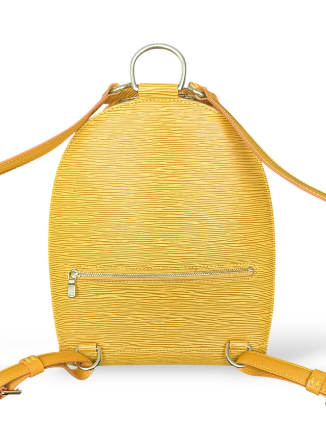 Louis Vuitton Mabillon Rucksack Tasche Epi Leder Gelb