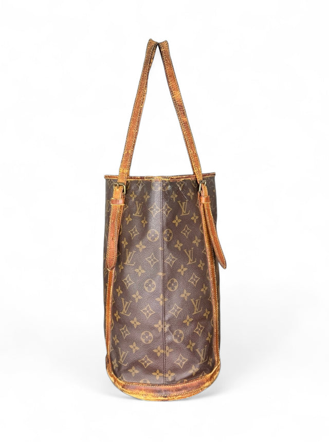 Louis Vuitton Bucket GM Handtasche Shopper Monogram Braun
