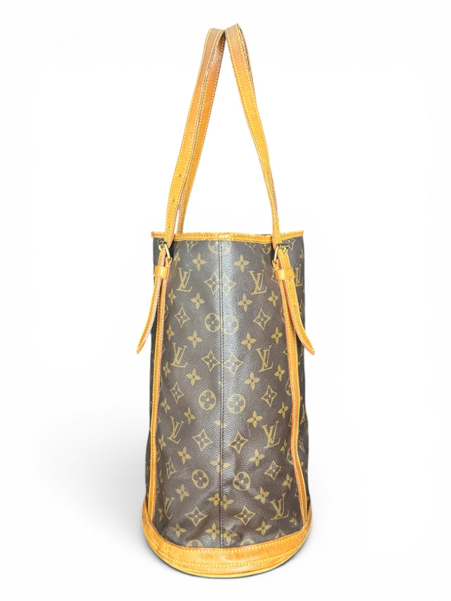 Louis Vuitton Bucket GM Handtasche Shopper Monogram Braun