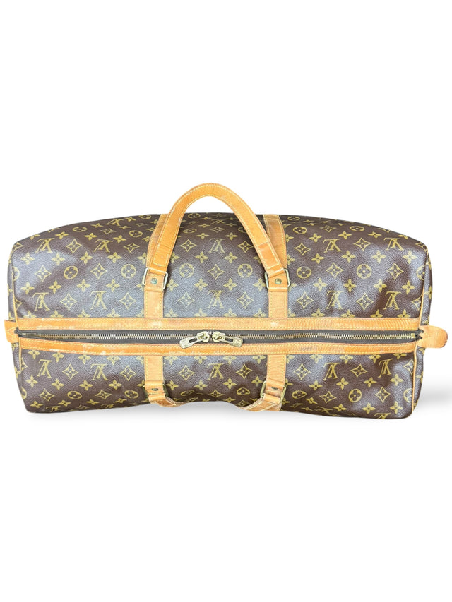 Louis Vuitton Sac Souple 55 Reisetasche Weekender Keepall Monogram Braun