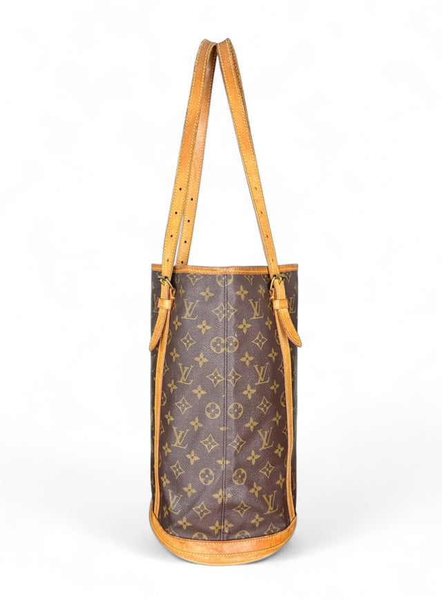 Louis Vuitton Bucket GM Handtasche Shopper Monogram Braun