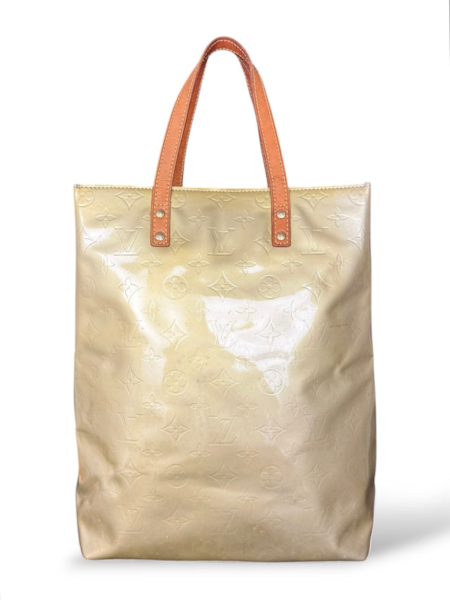 Louis Vuitton Reade MM Handtasche Vernis Monogram Grün