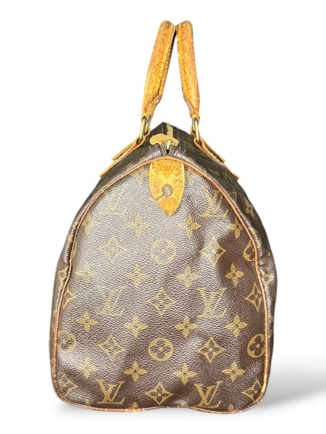 Louis Vuitton Speedy 30 Handtasche Monogram Braun