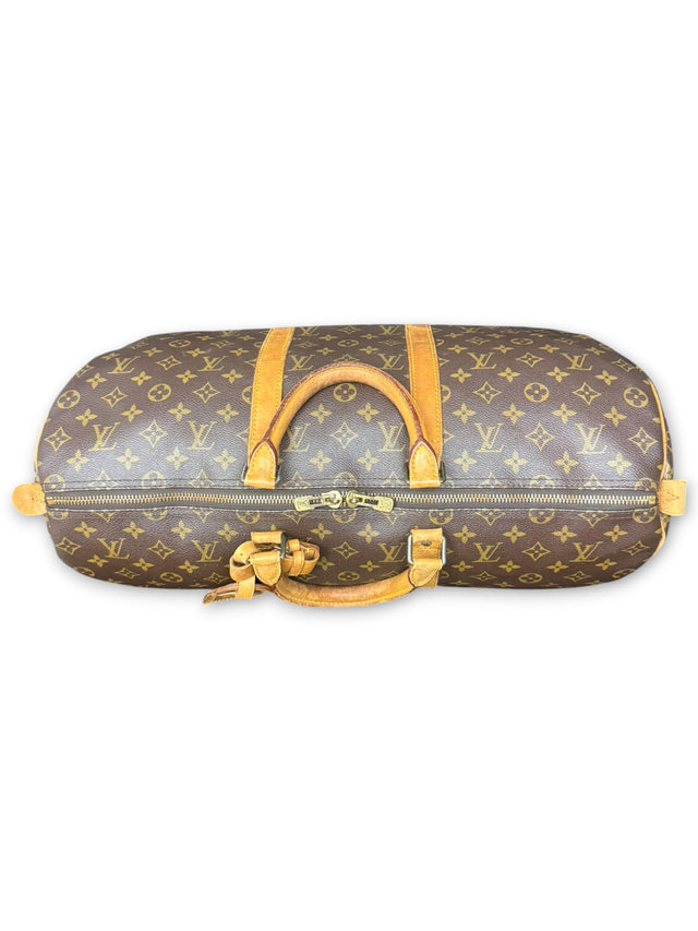 Louis Vuitton Keepall 50 Reisetasche Weekender Tasche Monogram Braun