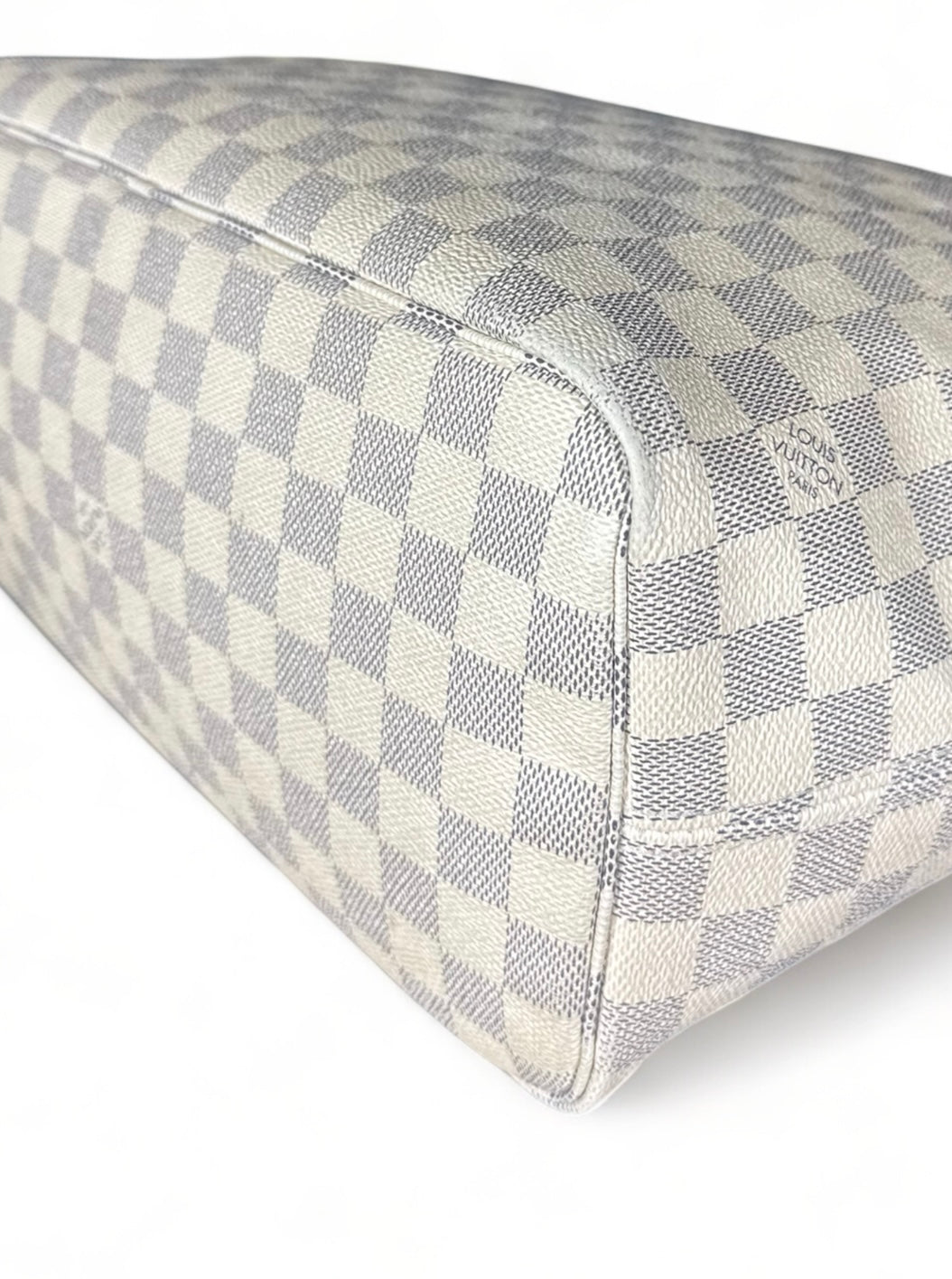 Louis Vuitton Neverfull MM Handtasche Shopper Damier Azur