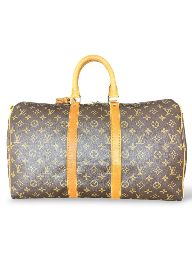 Louis Vuitton Keepall 45 Reisetasche Weekender Tasche Monogram Braun