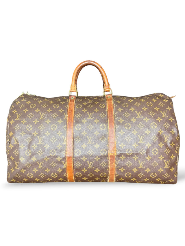 Louis Vuitton Keepall 55 Reisetasche Weekender Tasche Monogram Braun