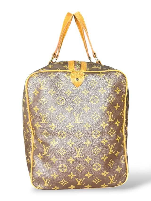 Louis Vuitton Sac Souple 55 Reisetasche Weekender Keepall Monogram Braun