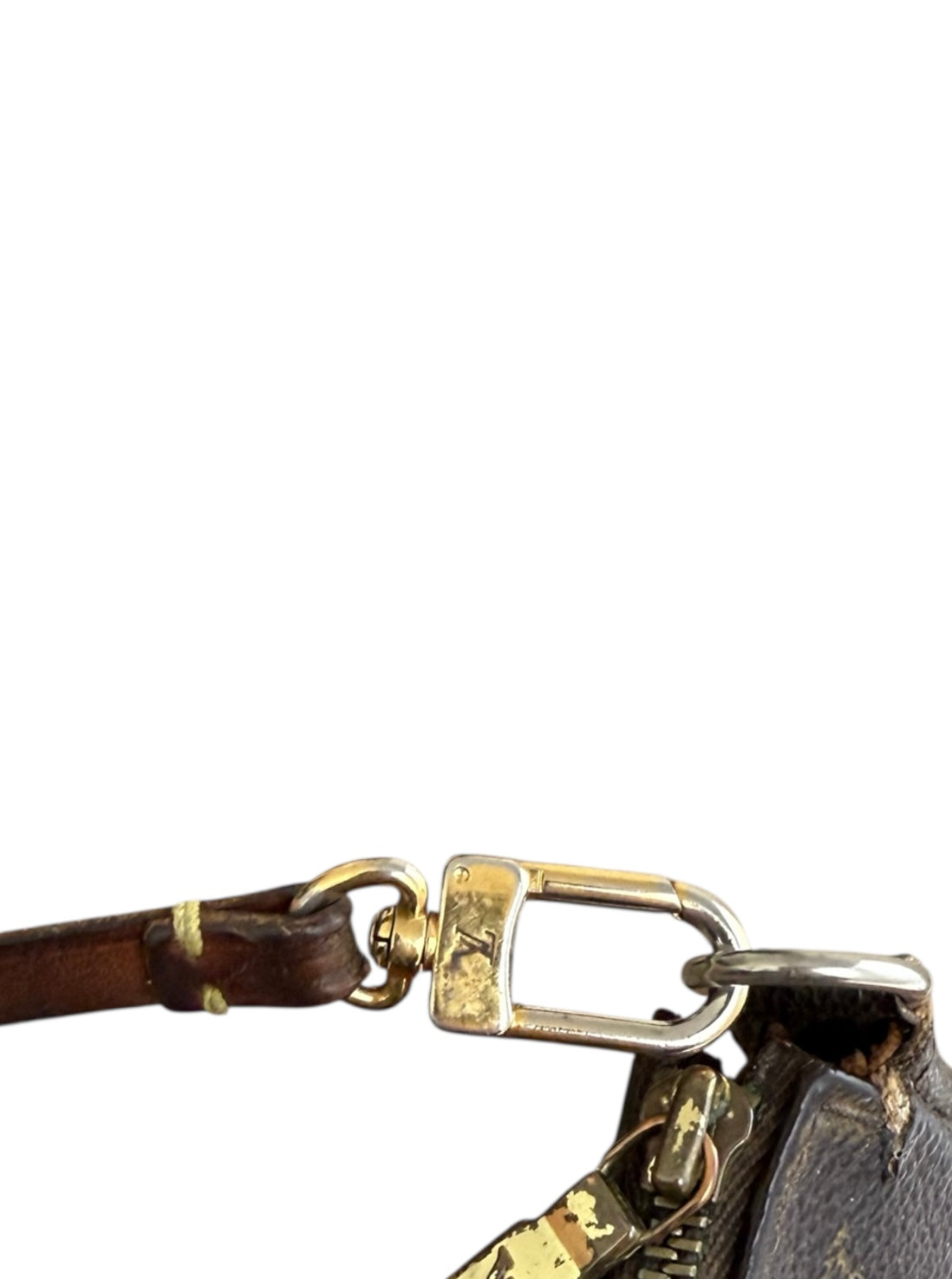 Louis Vuitton Pochette Accessoires Handtasche Monogram Braun
