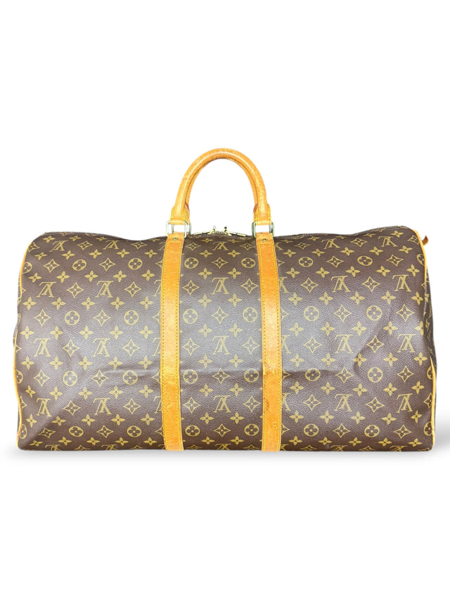 Louis Vuitton Keepall 55 Reisetasche Weekender Tasche Monogram Braun