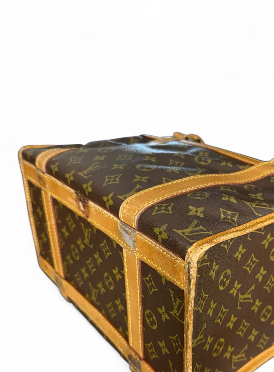 Louis Vuitton Sac Chien Reisetasche Weekender Tasche Monogram Braun