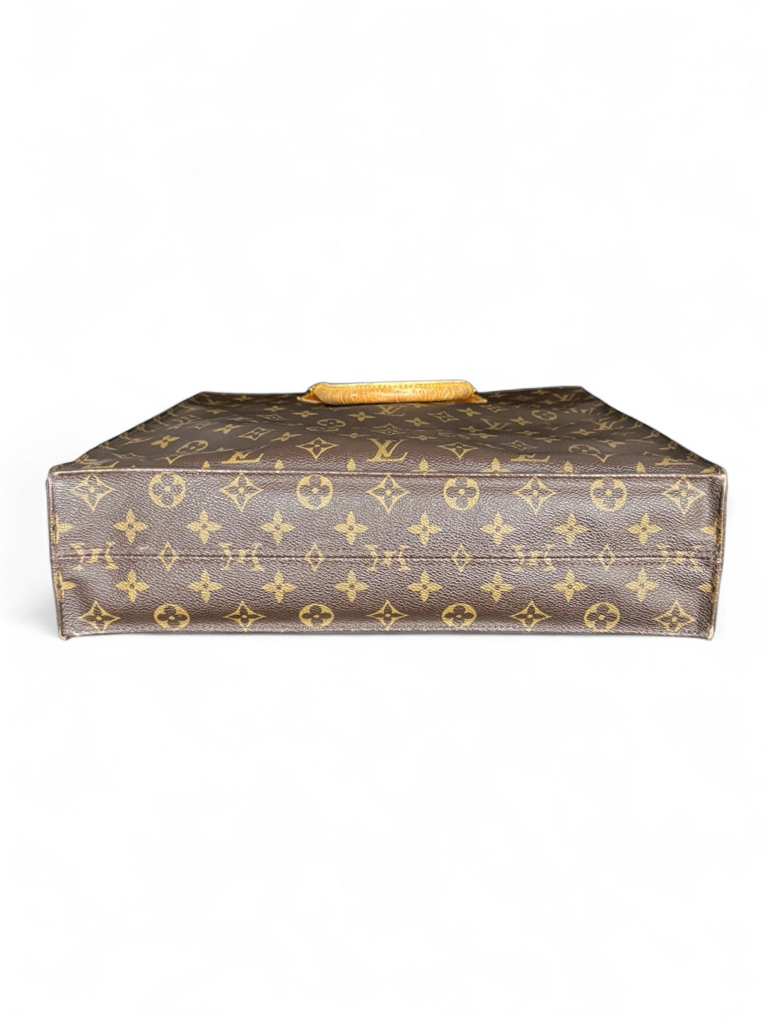 Louis Vuitton Sac Plat Handtasche Tote Bag Shopper Monogram Braun
