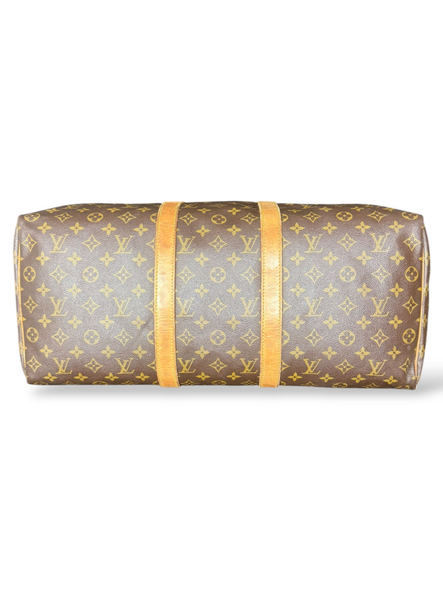 Louis Vuitton Keepall 50 Reisetasche Weekender Tasche Monogram Braun